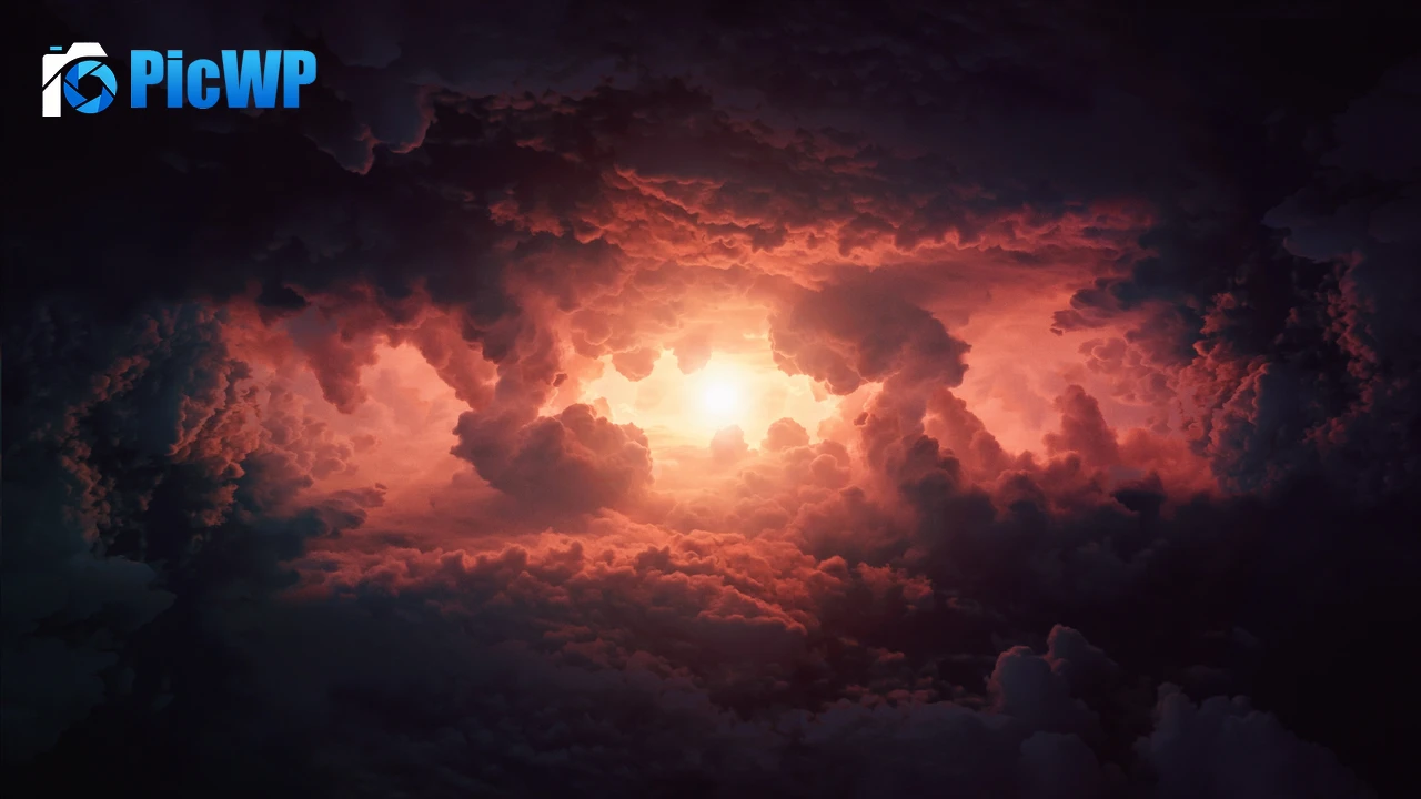 Cumulus clouds Storm 4K PC Wallpaper