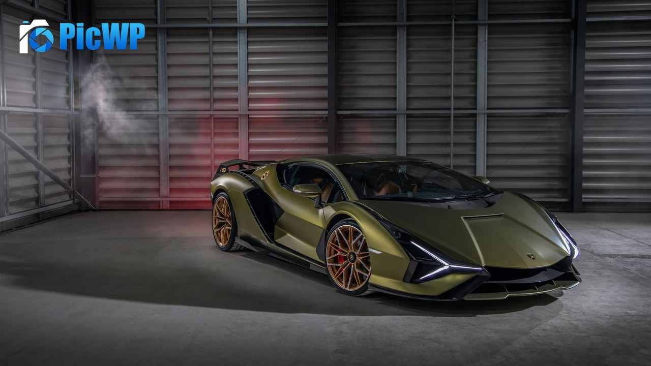 Lamborghini Sián FKP 37 Futuristic 4K PC Wallpaper