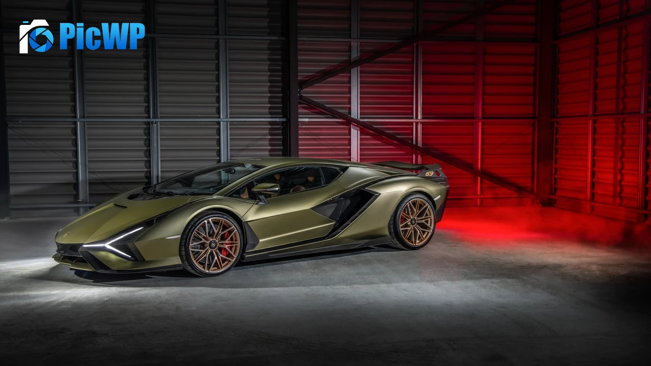 Lamborghini Sián FKP 37 Luxury sports car 4K PC Wallpaper