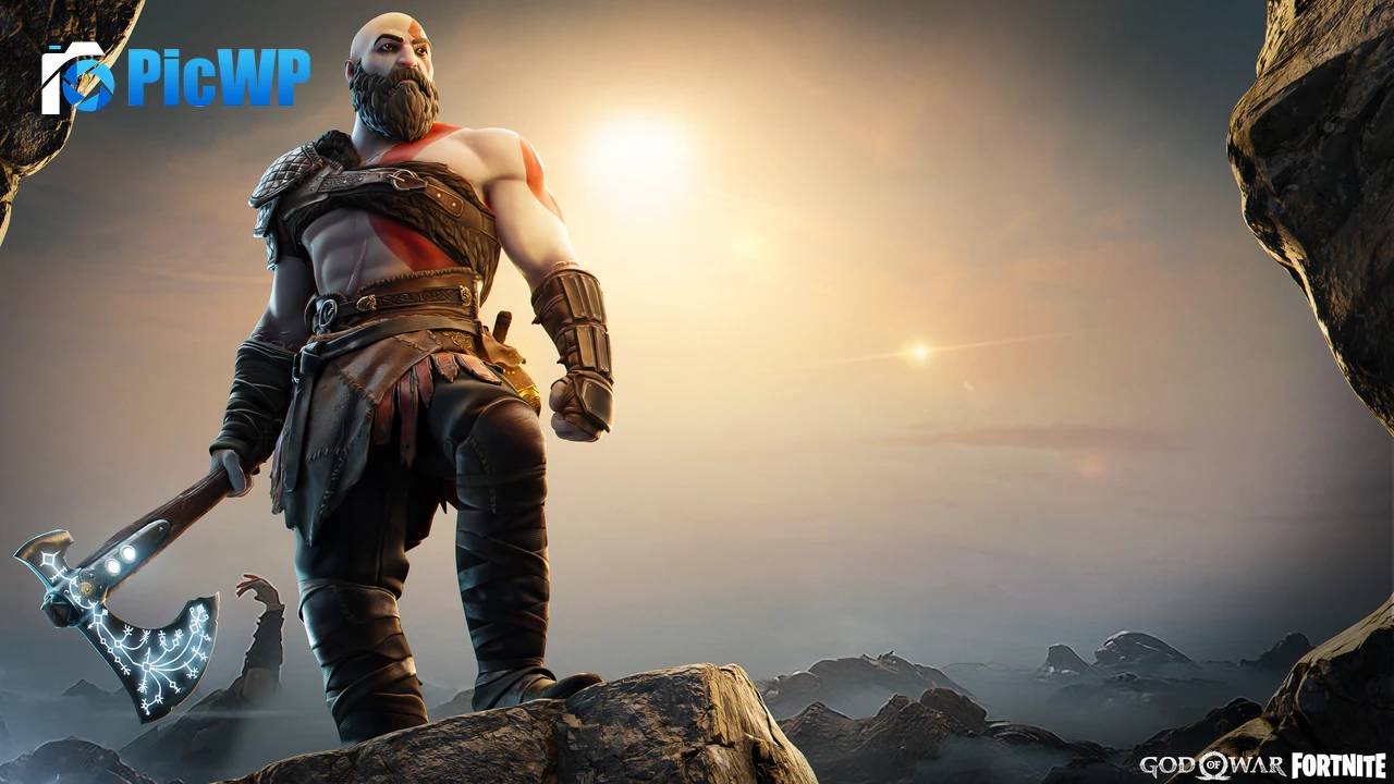 Kratos Fortnite 4K PC Wallpaper