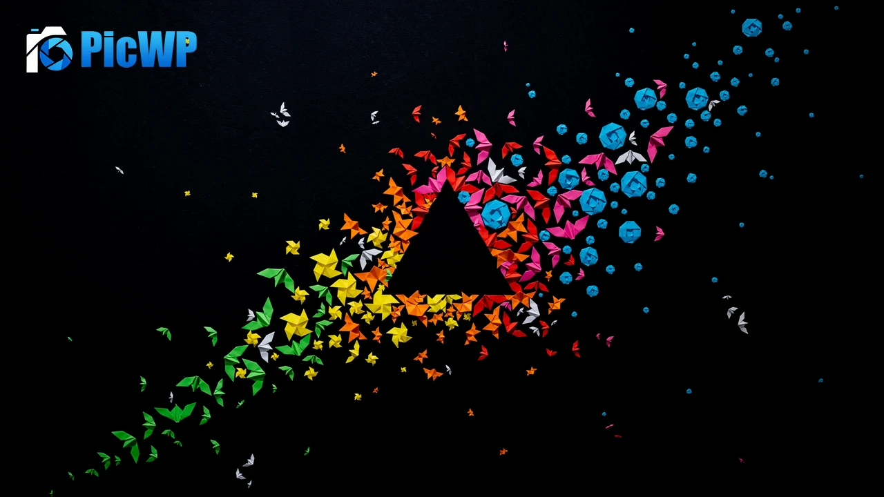 Paper Art Origami 4K PC Wallpaper