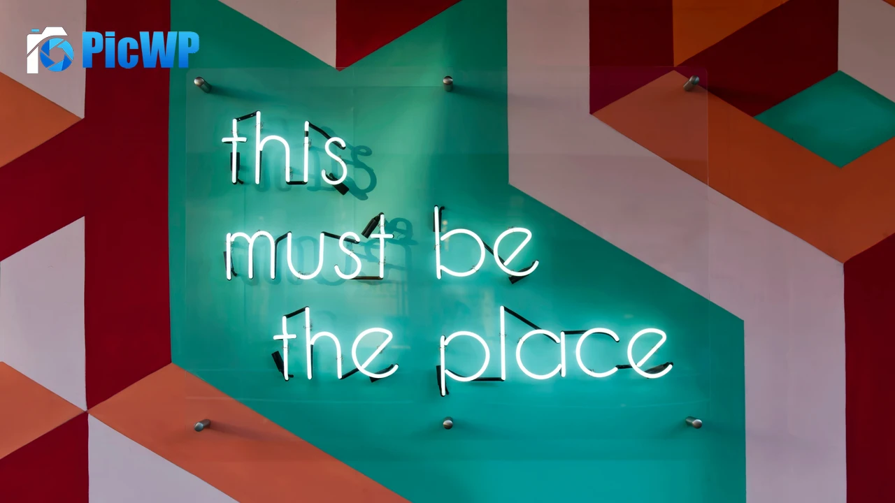 This must be the place Neon sign 4K PC Wallpaper