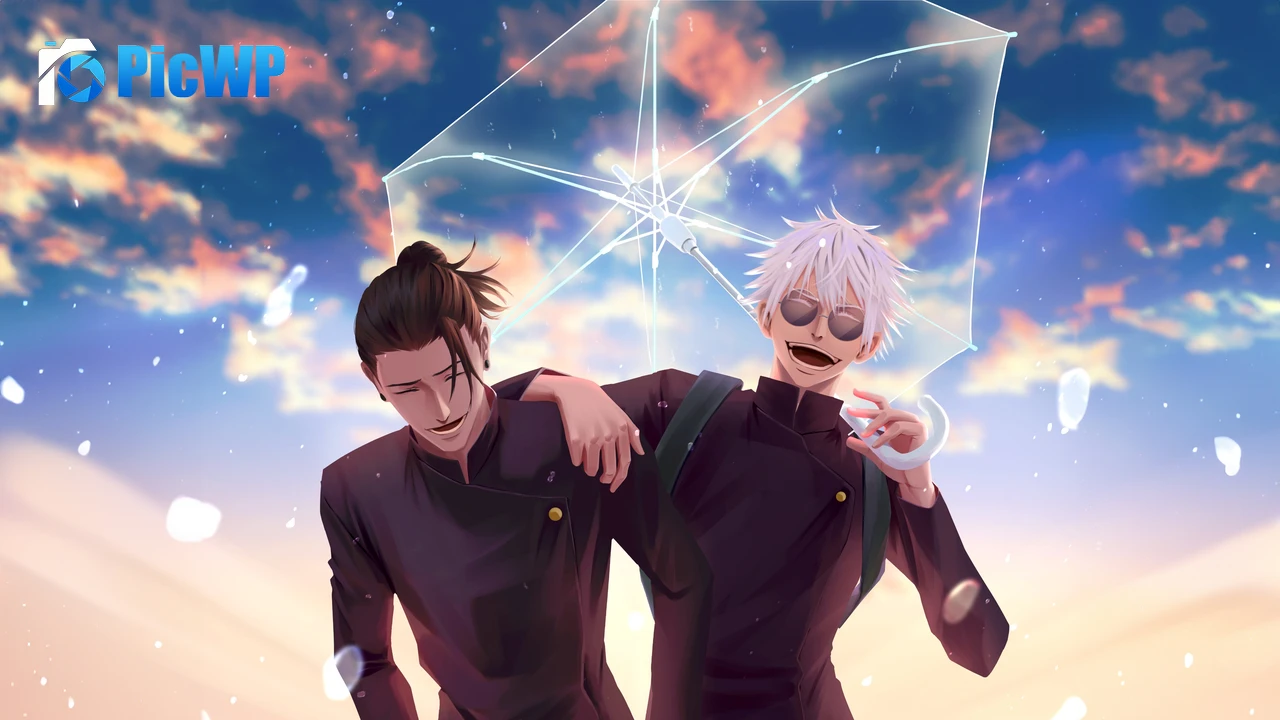 Suguru Geto, Satoru Gojo Jujutsu Kaisen 4K PC Wallpaper