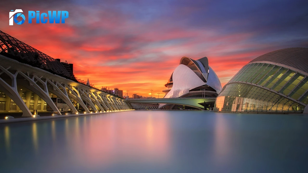 City of Arts and Sciences Science Museum 4K PC Wallpaper