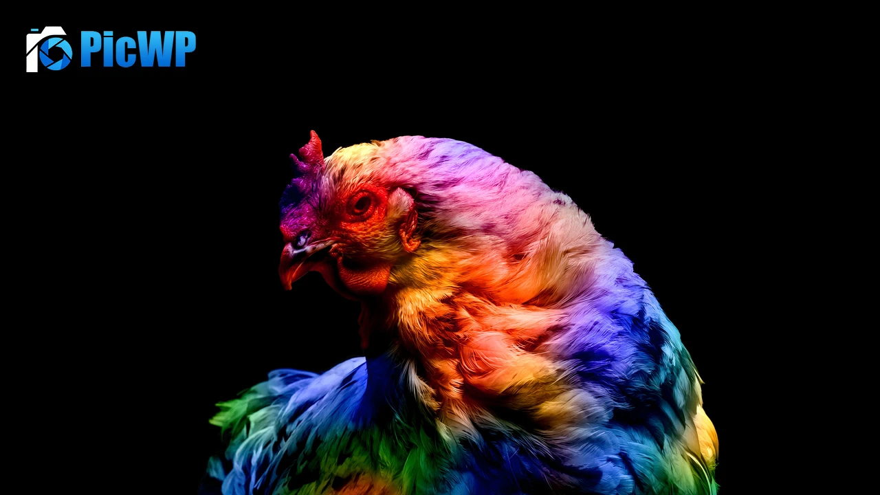 Chicken Colorful 4K PC Wallpaper