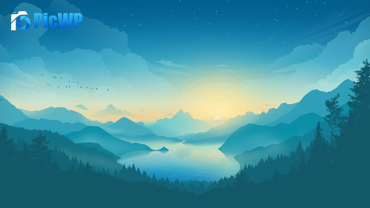 Lakeside Sunrise 4K PC Wallpaper