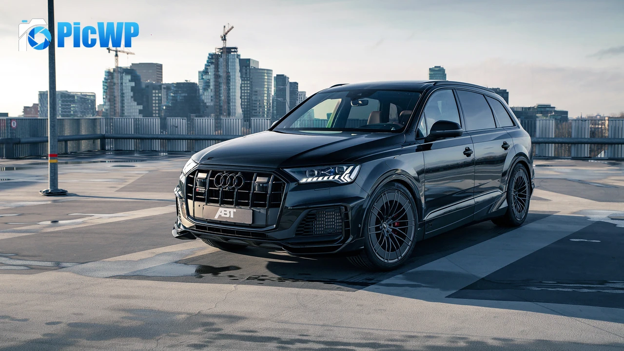 ABT Audi SQ7 TFSI Widebody Black cars 4K PC Wallpaper