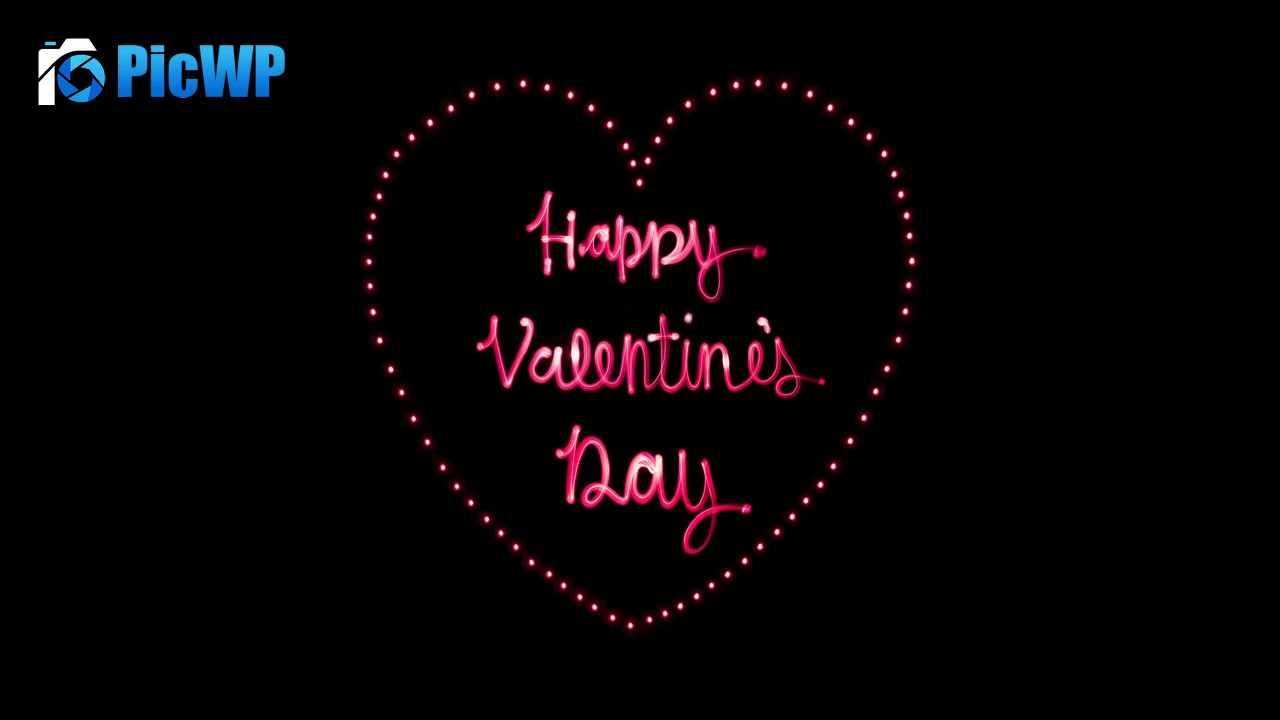 Happy Valentine's Day Love heart 4K PC Wallpaper