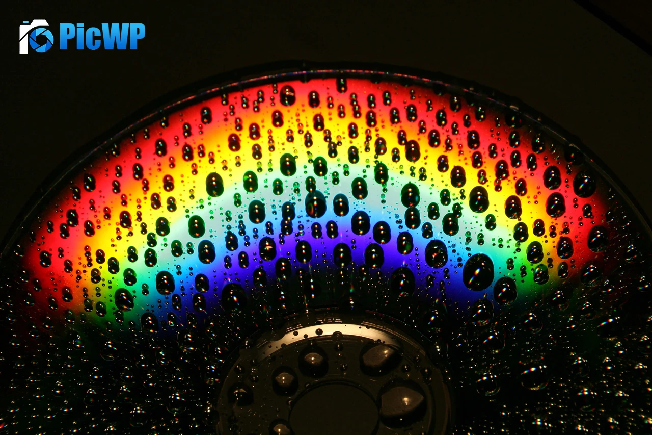 Rainbow CD 4K PC Wallpaper