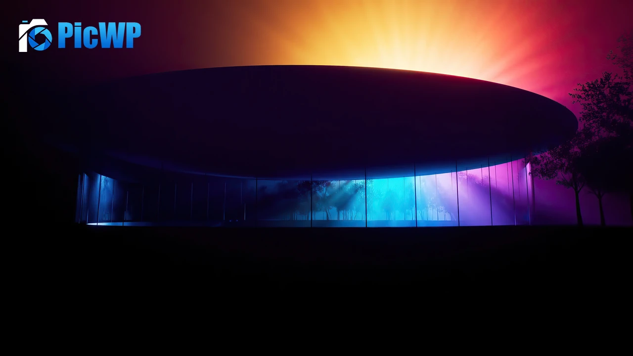Steve Jobs Theater Apple Park 4K PC Wallpaper