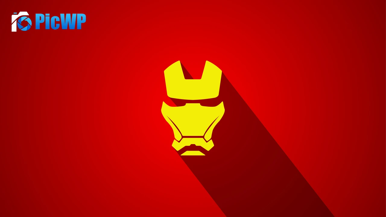 Iron Man Minimalist 4K PC Wallpaper