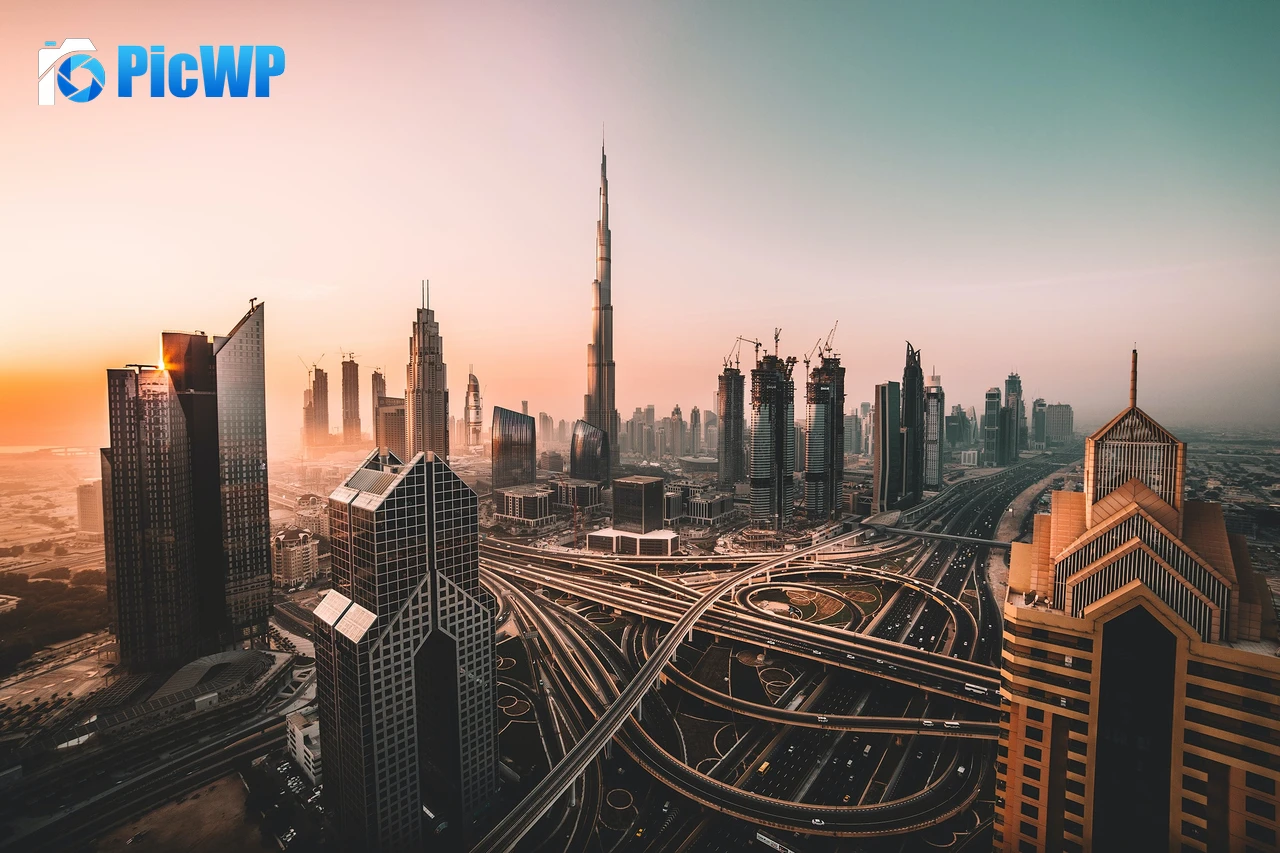 Burj Khalifa Aerial view 3K PC Wallpaper