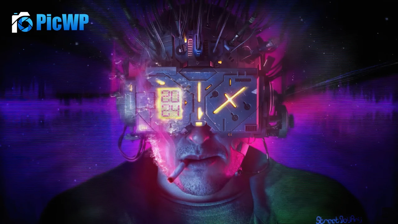 Neuromancer Artwork 4K PC Wallpaper