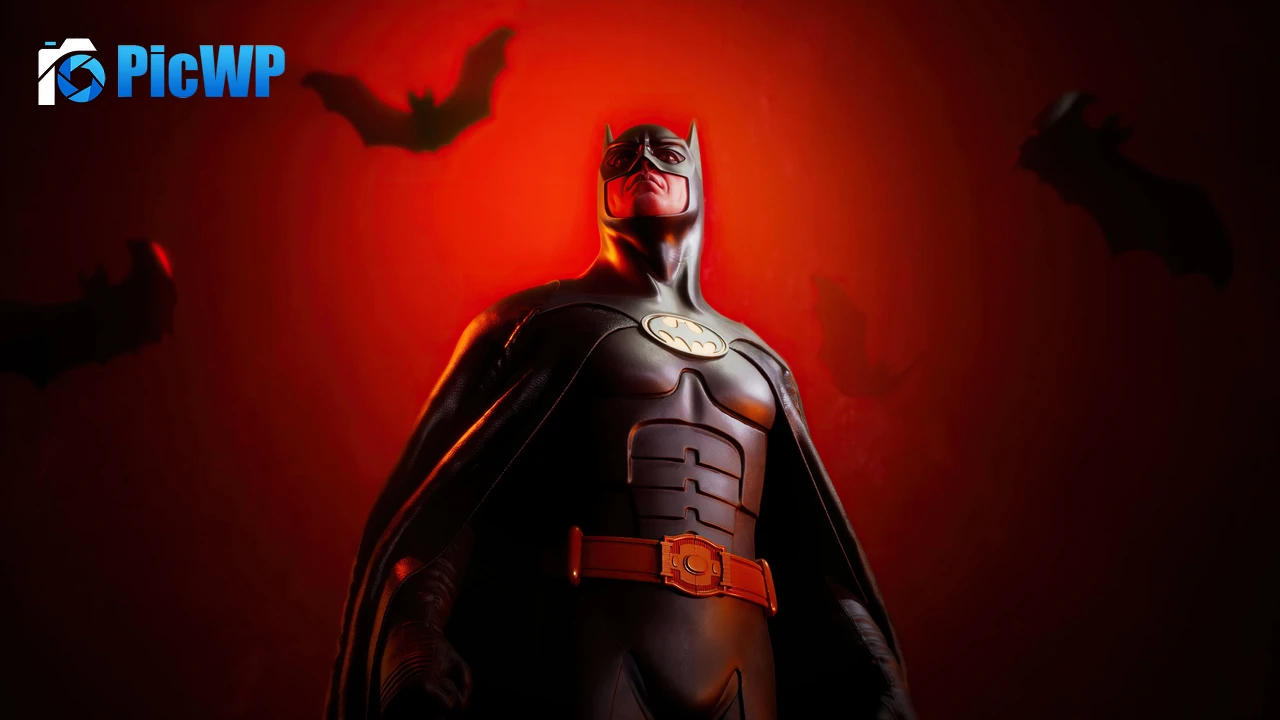 Batman Red 4K PC Wallpaper