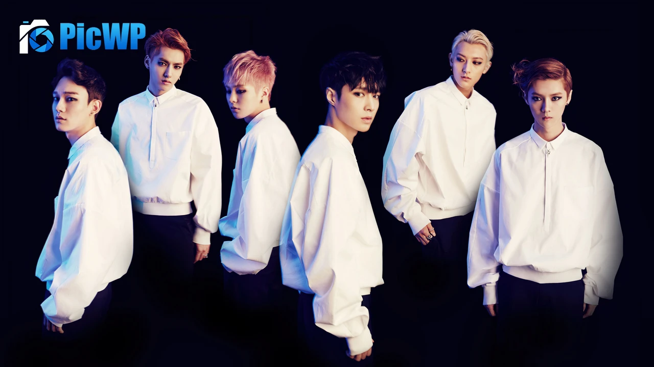 EXO Dark background 4K PC Wallpaper
