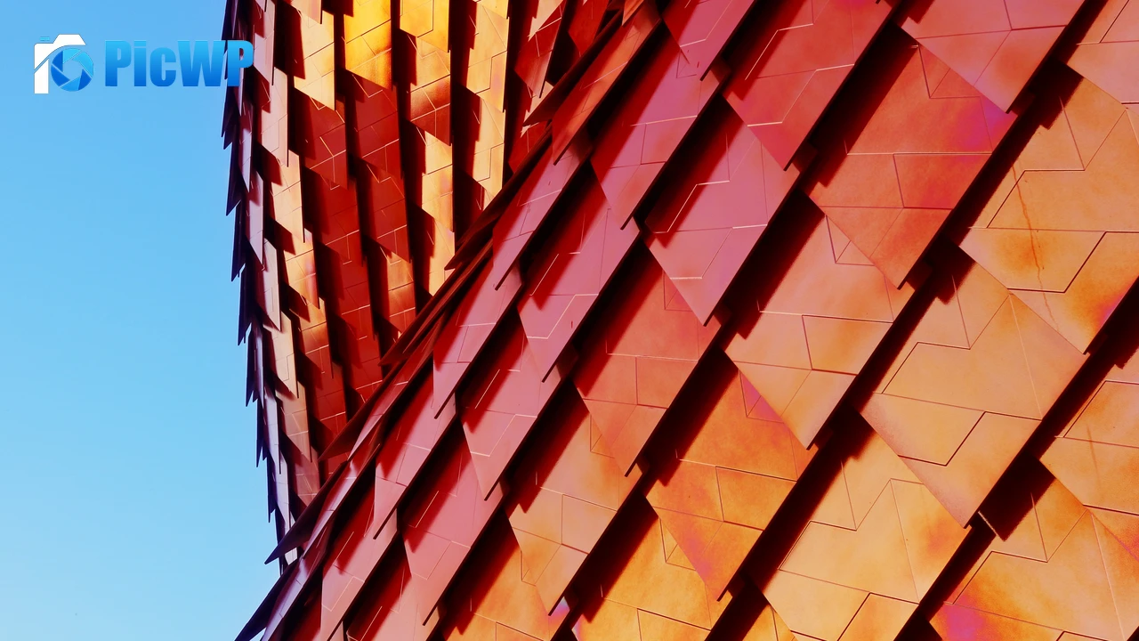 Vanke Pavilion Red Tiles 4K PC Wallpaper