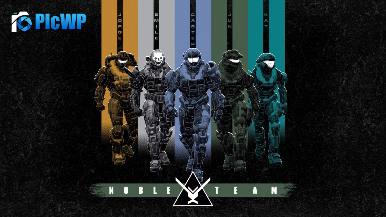 Noble Team Halo 4K PC Wallpaper