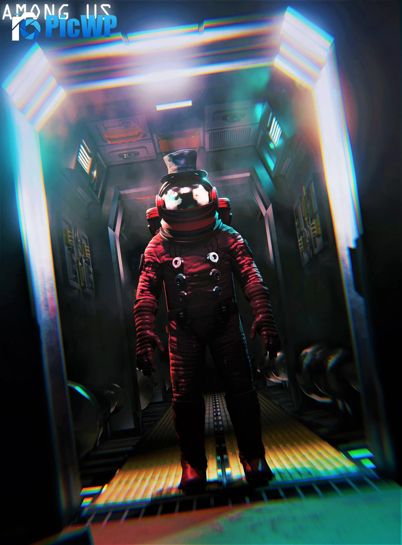 Among Us Fan Art 5K Mobile Wallpaper