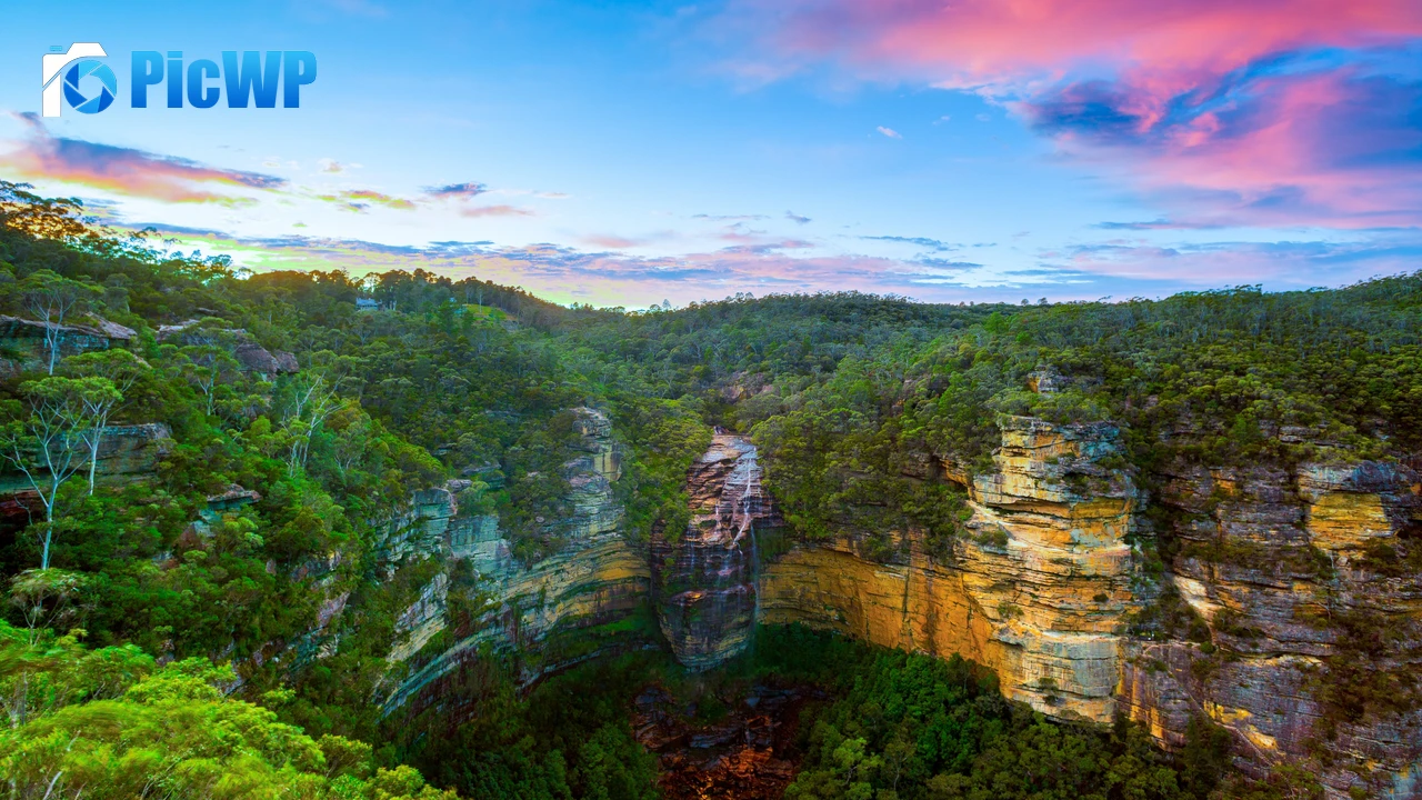 Wentworth Falls Blue mountains 4K PC Wallpaper