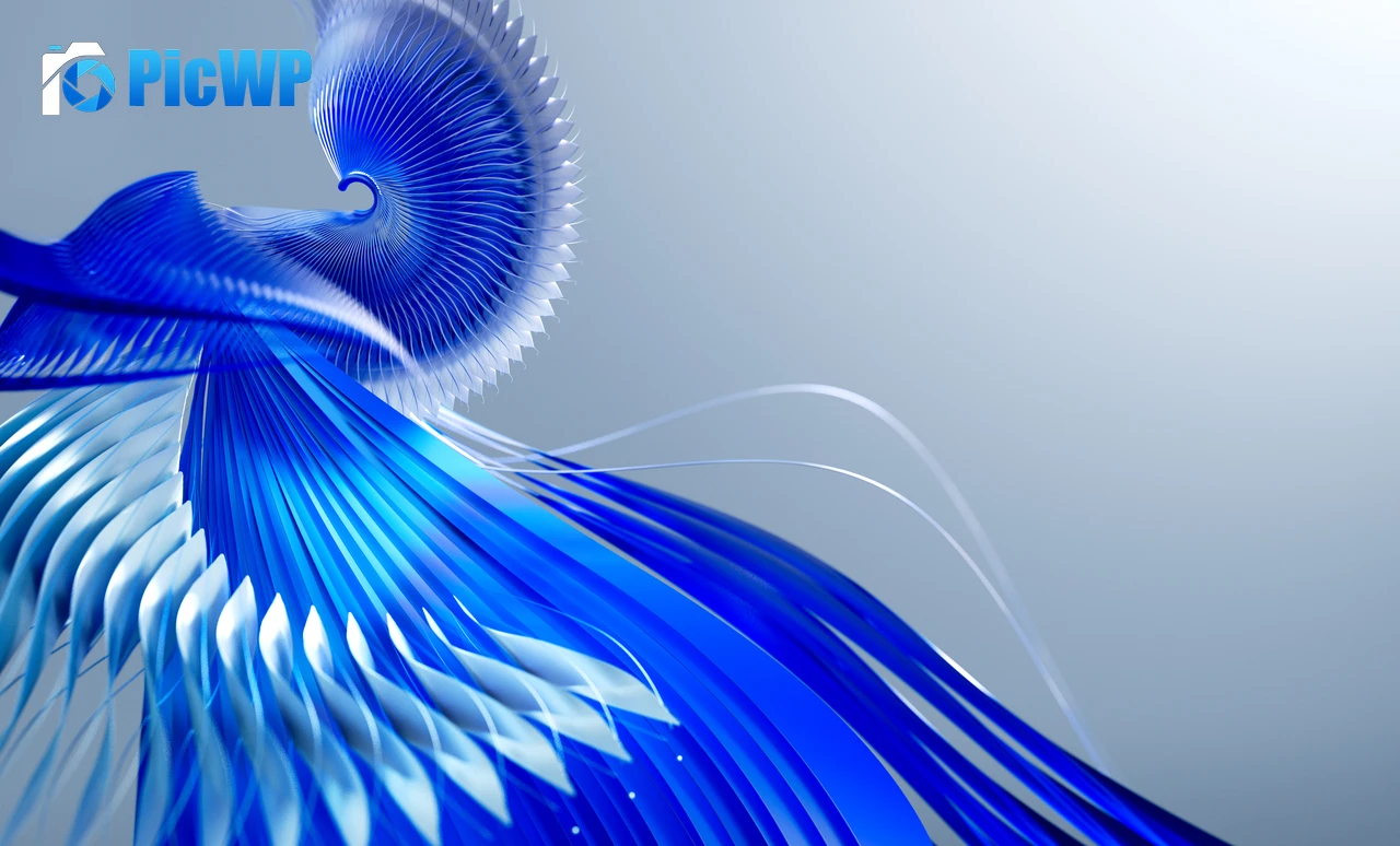 Design Blue 4K PC Wallpaper