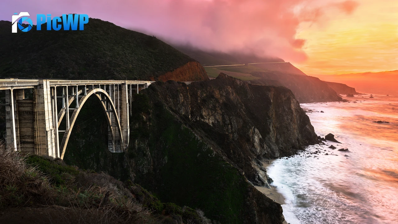 Bixby Creek Bridge California 4K PC Wallpaper