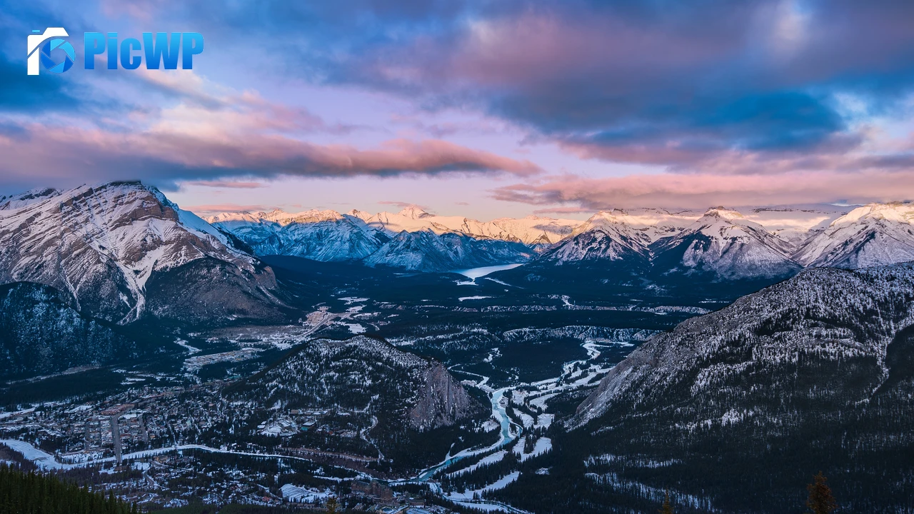 Banff National Park Sulphur Mountain 4K PC Wallpaper