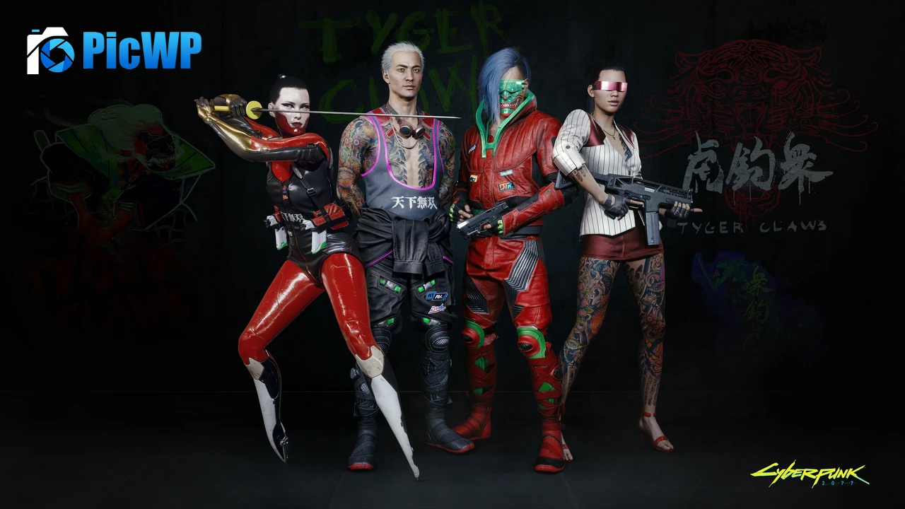 Cyberpunk 2077 Tyger Claws 4K PC Wallpaper