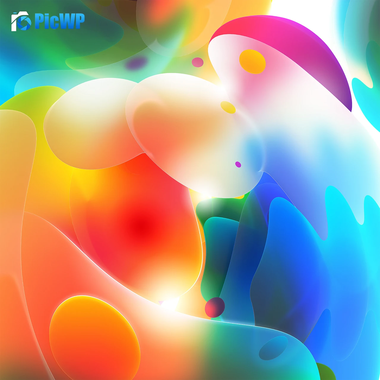 3D Colorful gradients 4K Fold Wallpaper