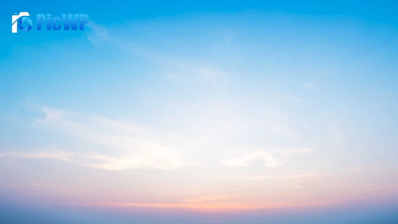 Sunrise Blue Sky 4K PC Wallpaper