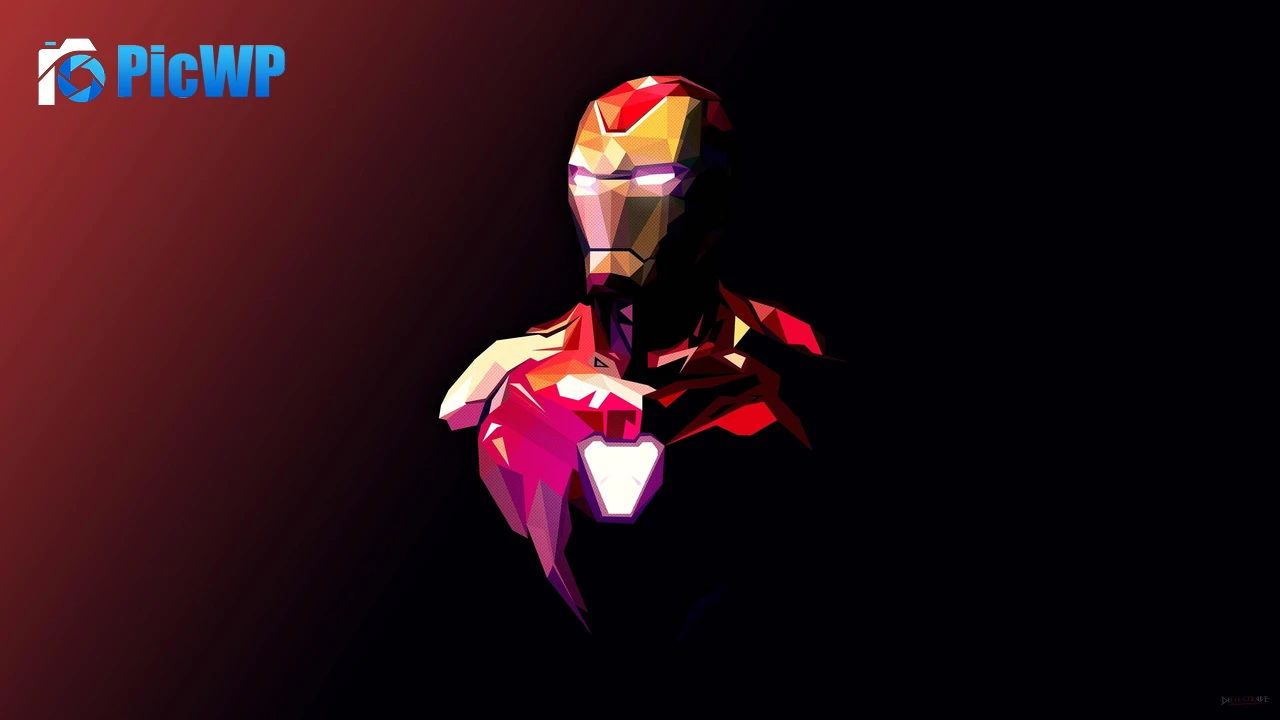 Iron Man Pixel art 4K PC Wallpaper
