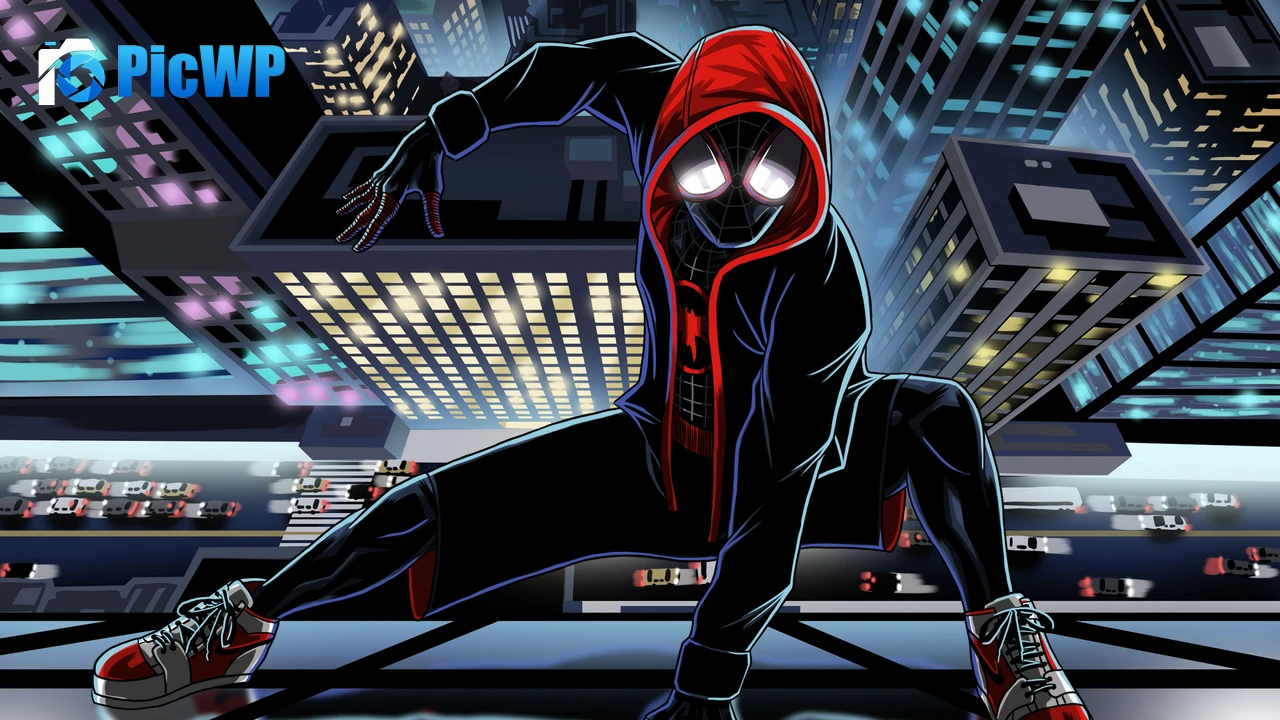 Miles Morales Spiderman 4K PC Wallpaper