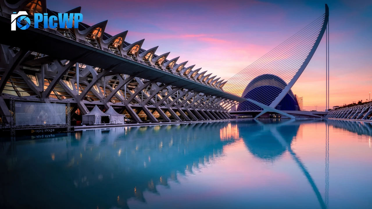 City of Arts and Sciences Spain 4K PC Wallpaper