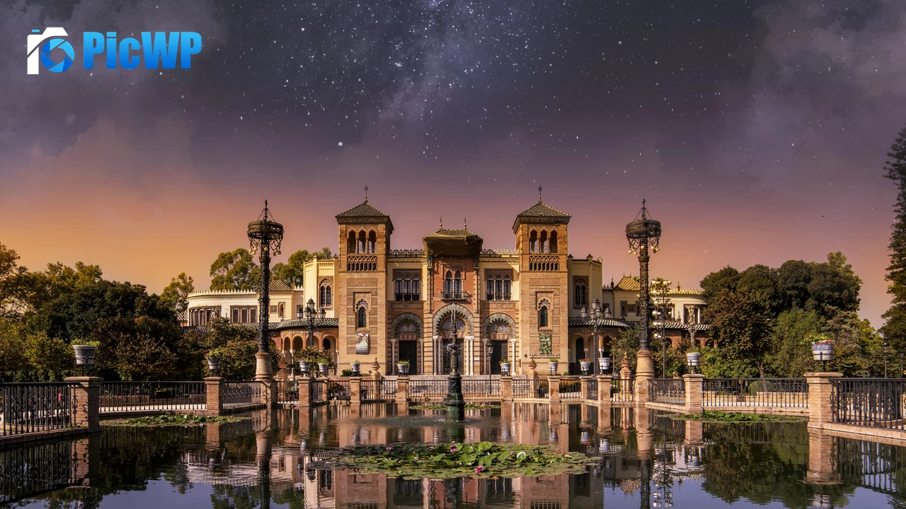 Castle Water 4K PC Wallpaper