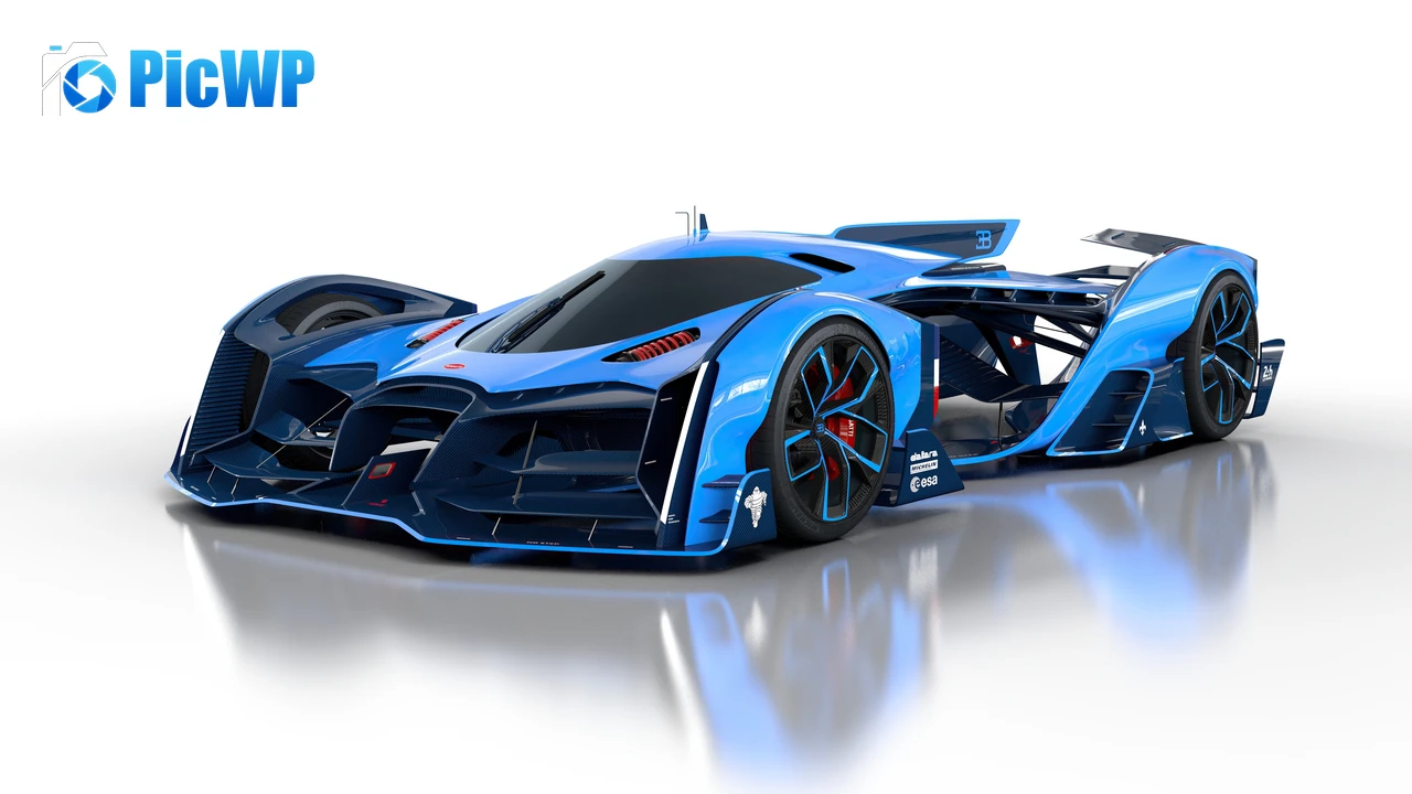 Bugatti Vision Le Mans Hypercars 4K PC Wallpaper