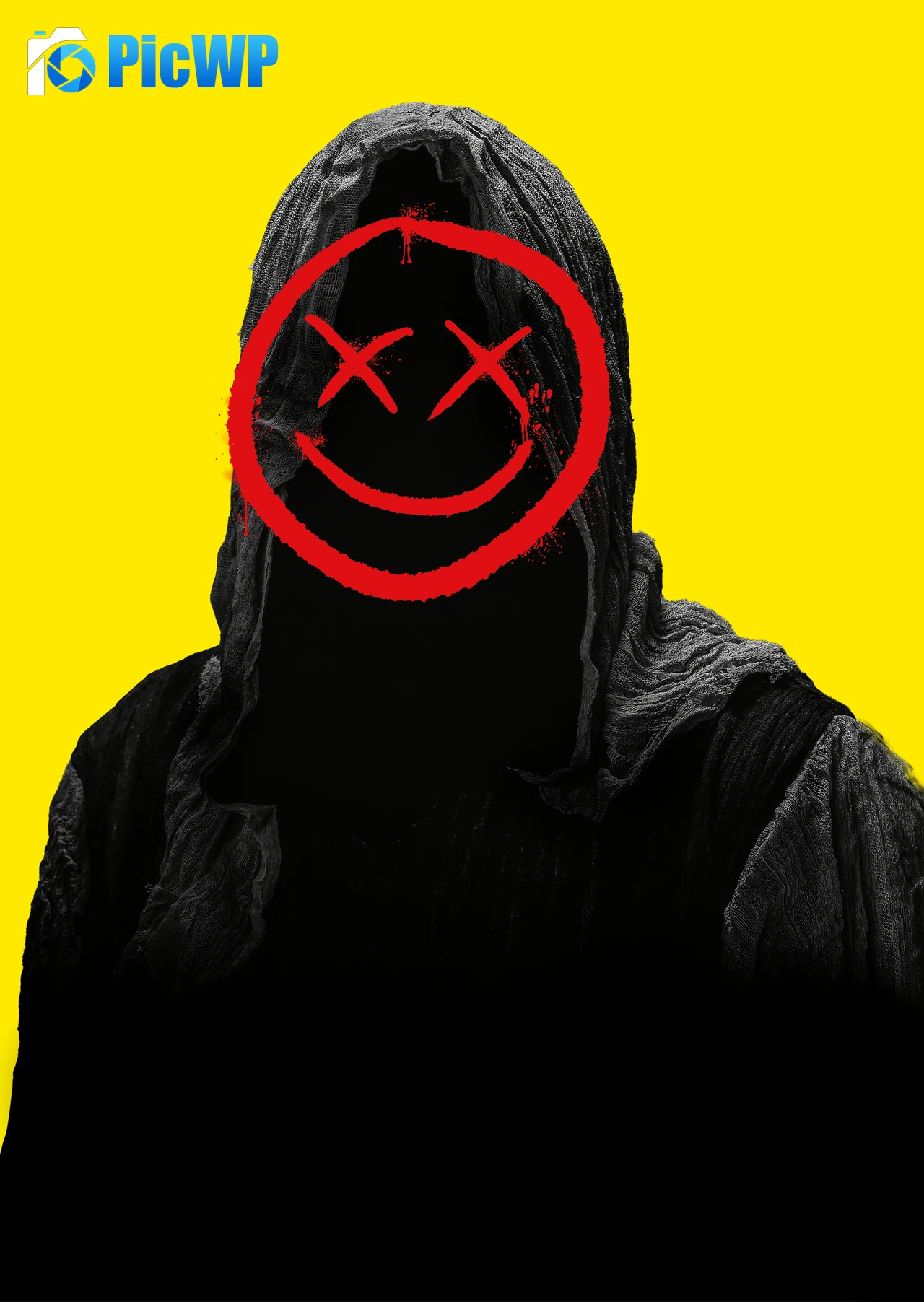 Smiley Hoodie 5K Mobile Wallpaper