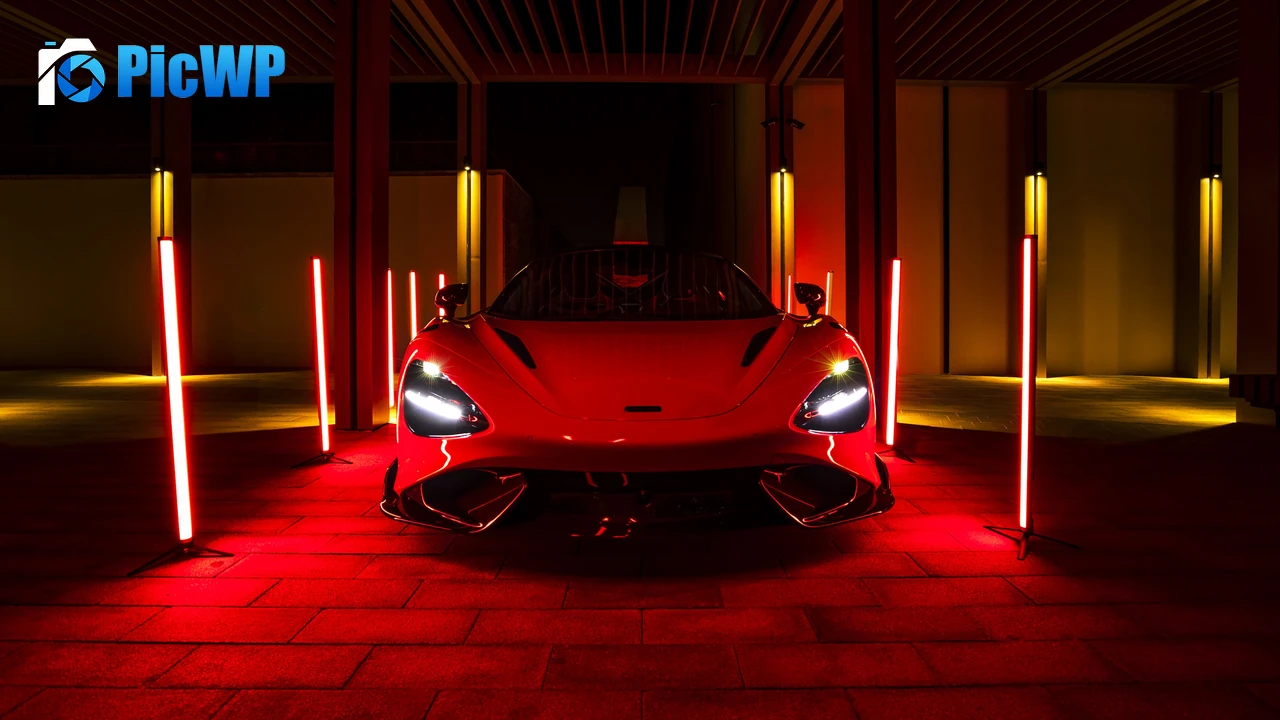 McLaren 765LT Red cars 4K PC Wallpaper