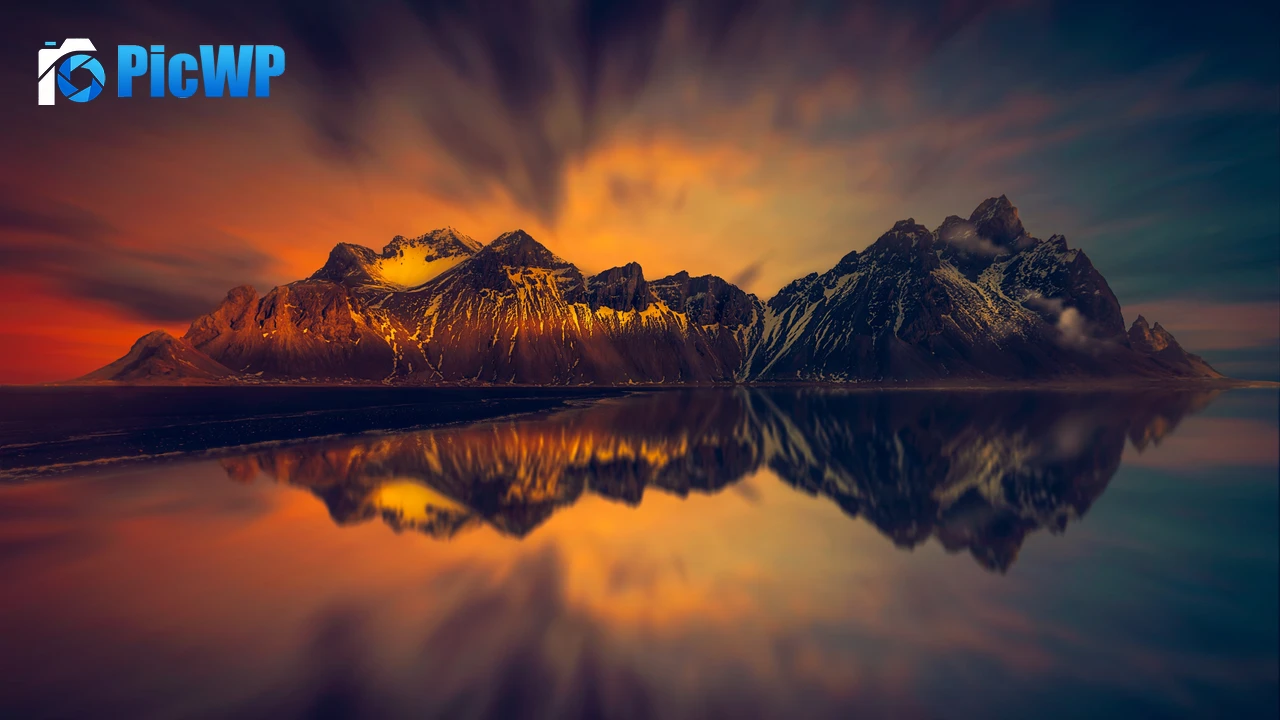 Mountains Snow covered 4K PC Wallpaper