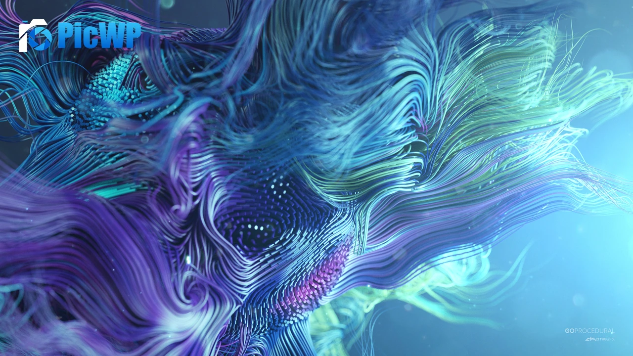 Strands Pattern 4K PC Wallpaper