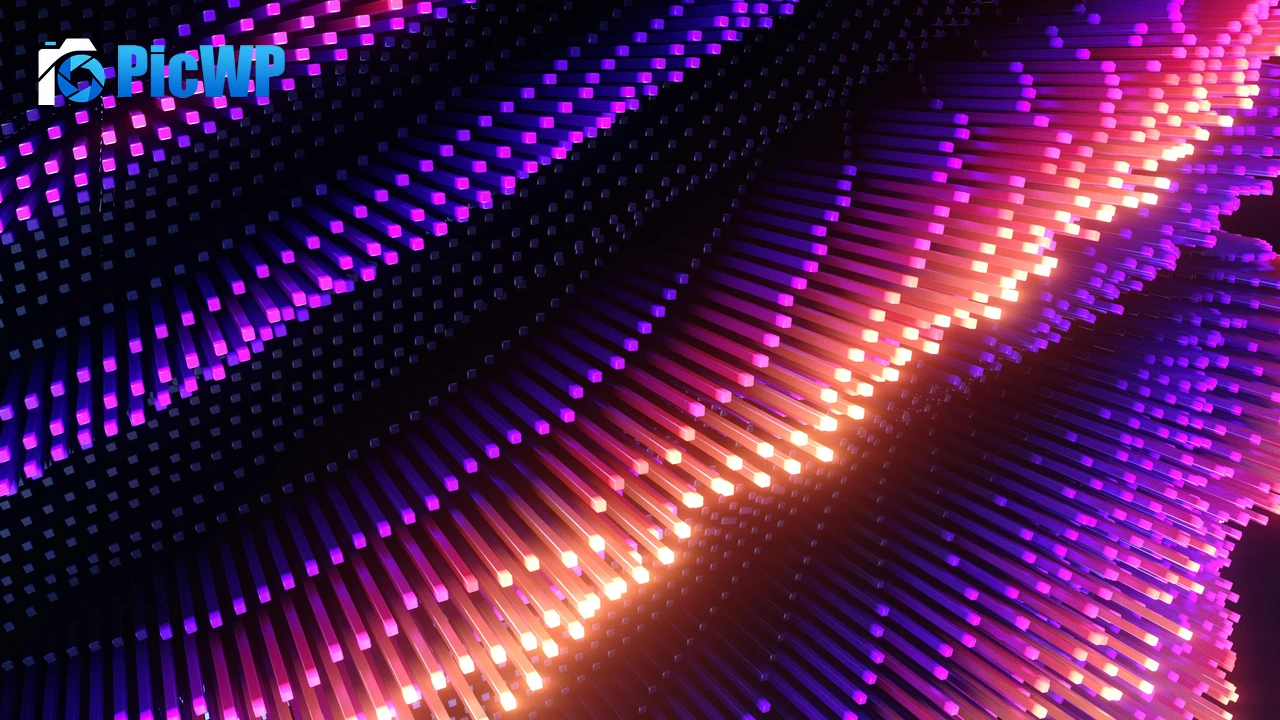 Glowing Rays 4K PC Wallpaper