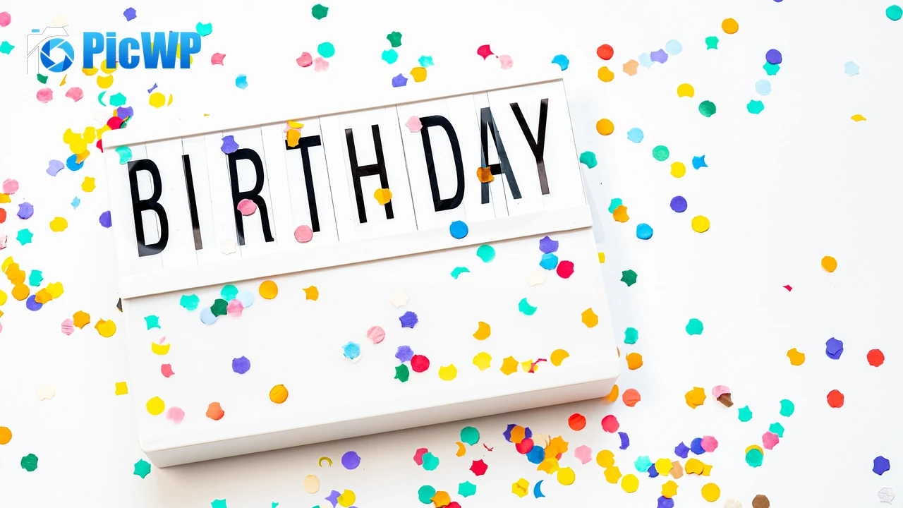 Birthday Colorful 4K PC Wallpaper