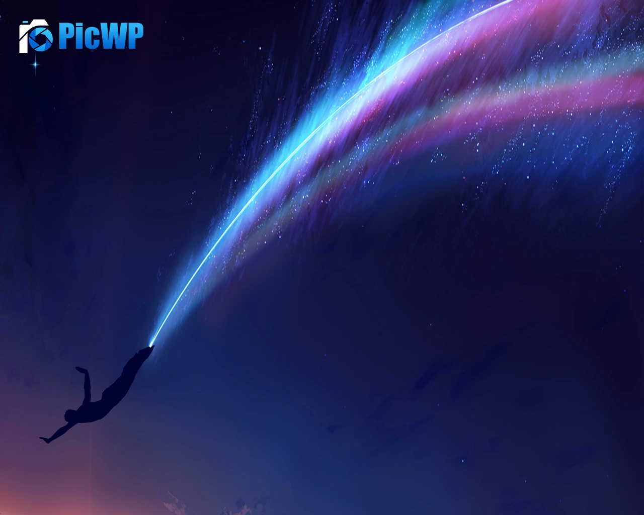 Fleeting Man Dive 4K PC Wallpaper