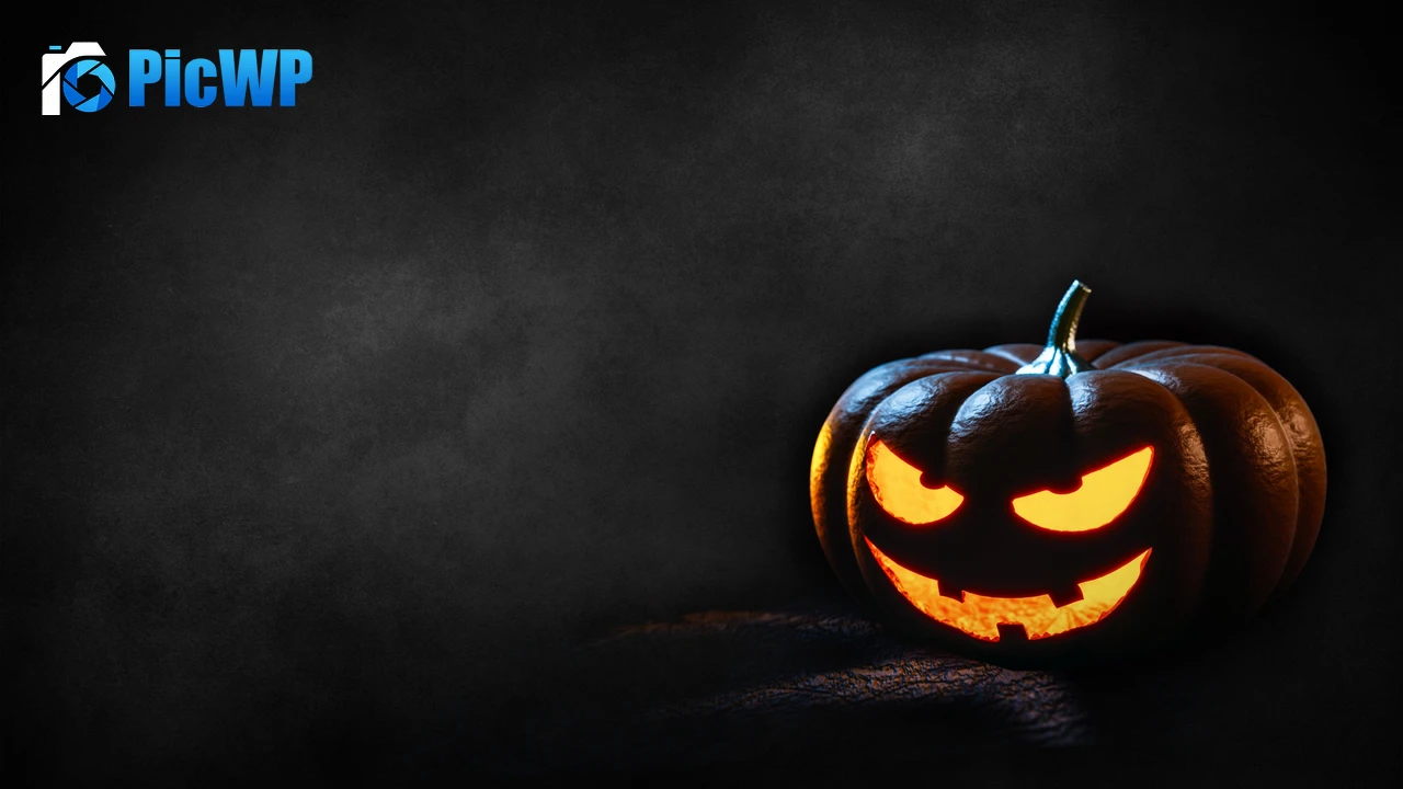 Halloween Pumpkin Scary 4K PC Wallpaper
