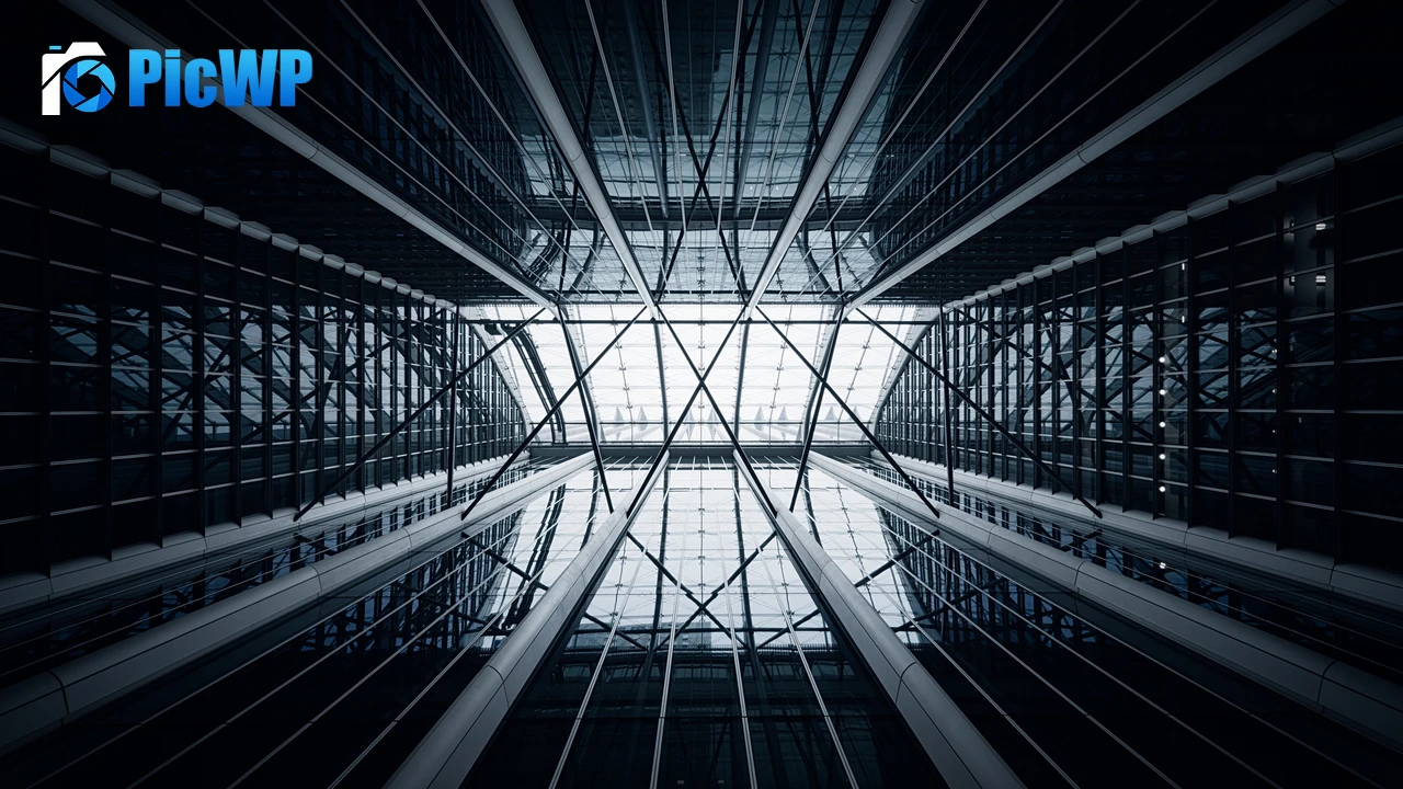 Modern architecture Skylight 4K PC Wallpaper
