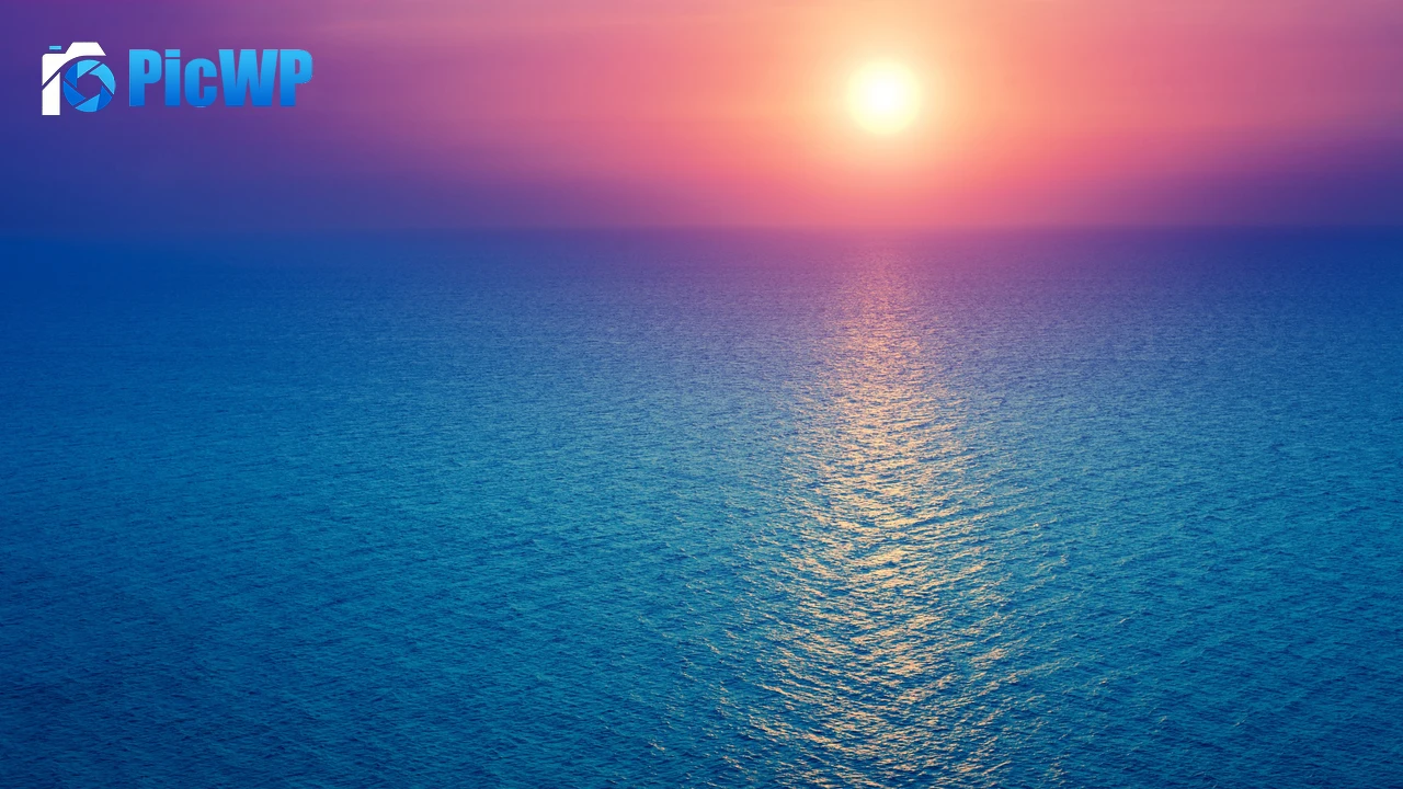 Sunrise Seascape 4K PC Wallpaper