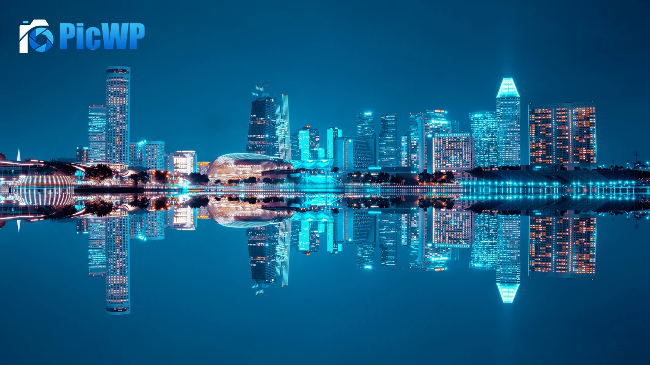 City Skyline Singapore 4K PC Wallpaper