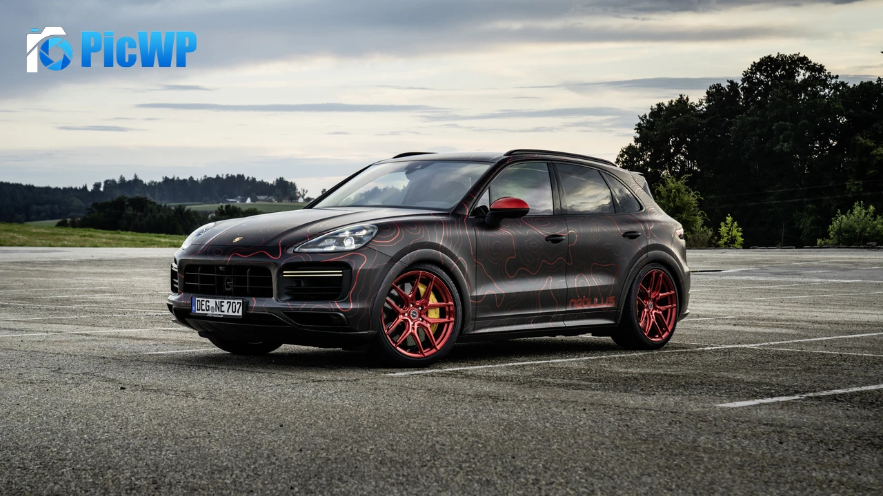 Porsche Cayenne Turbo Black Box-Richter 4K PC Wallpaper
