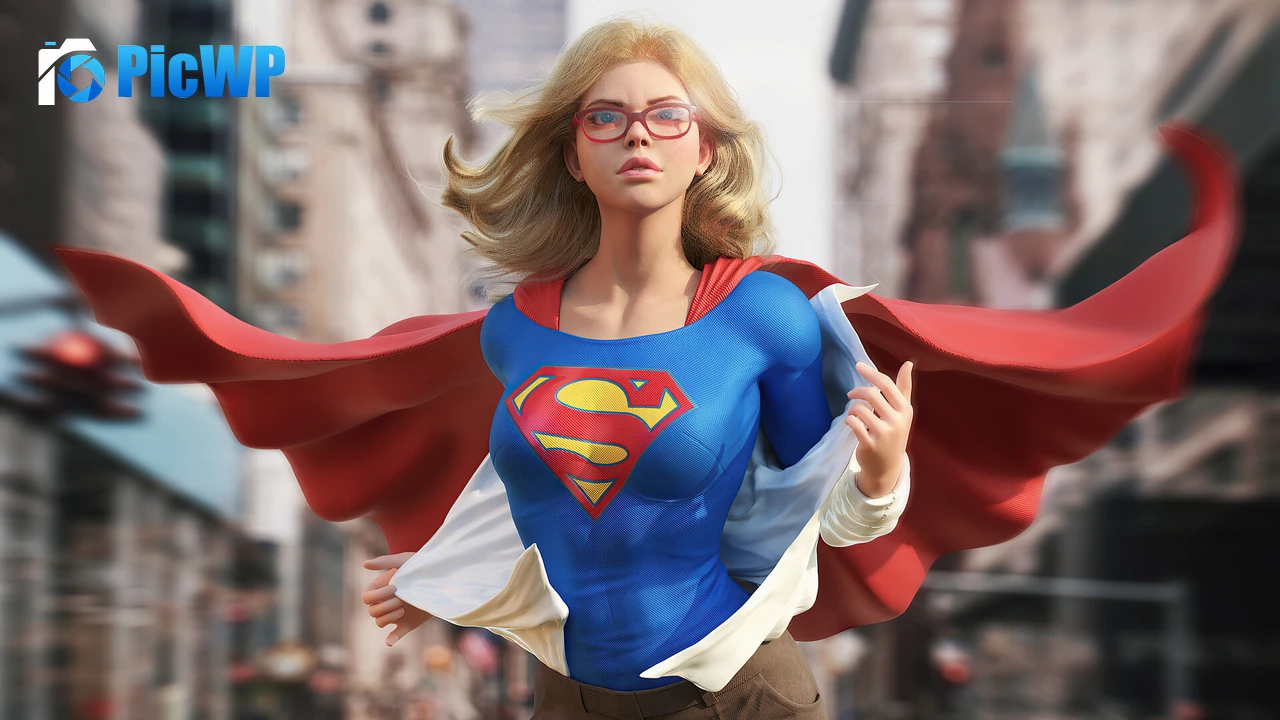 Supergirl CGI 4K PC Wallpaper