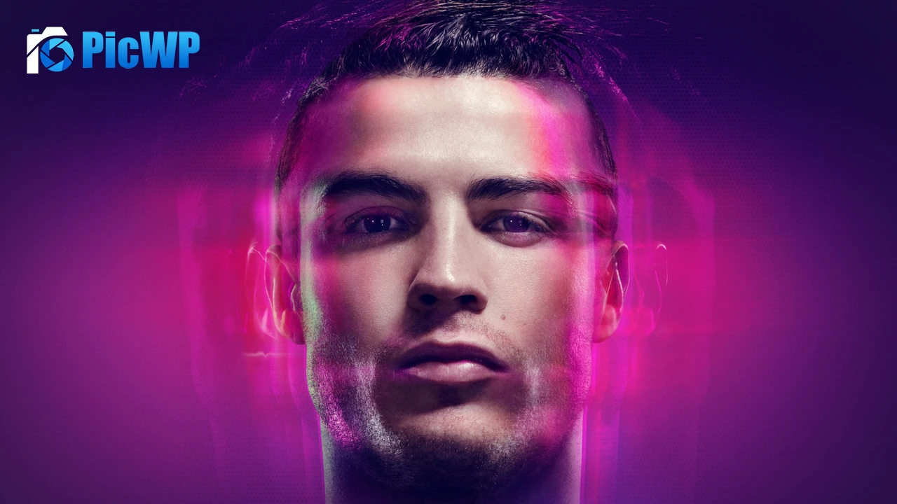 Cristiano Ronaldo Neon 4K PC Wallpaper