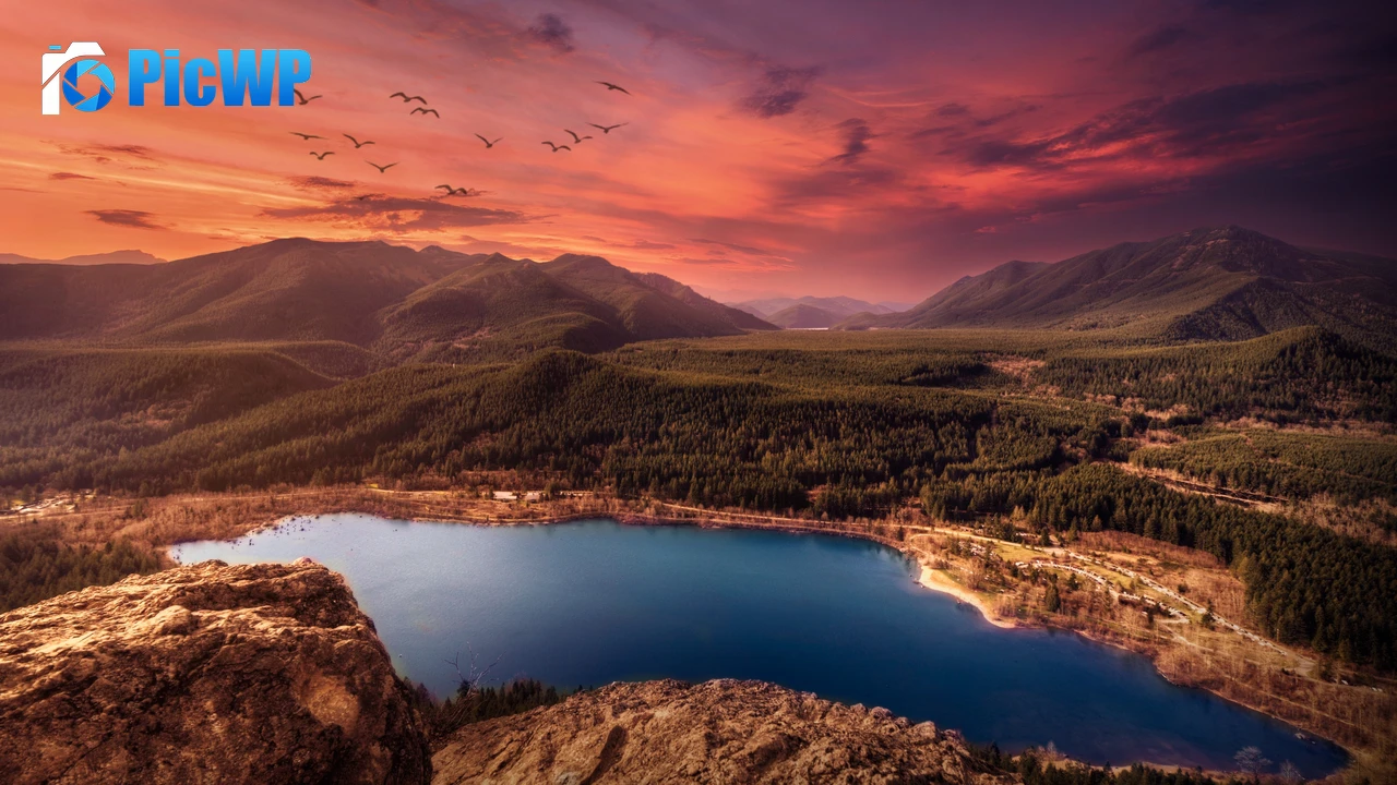 Scenic Sunset 4K PC Wallpaper