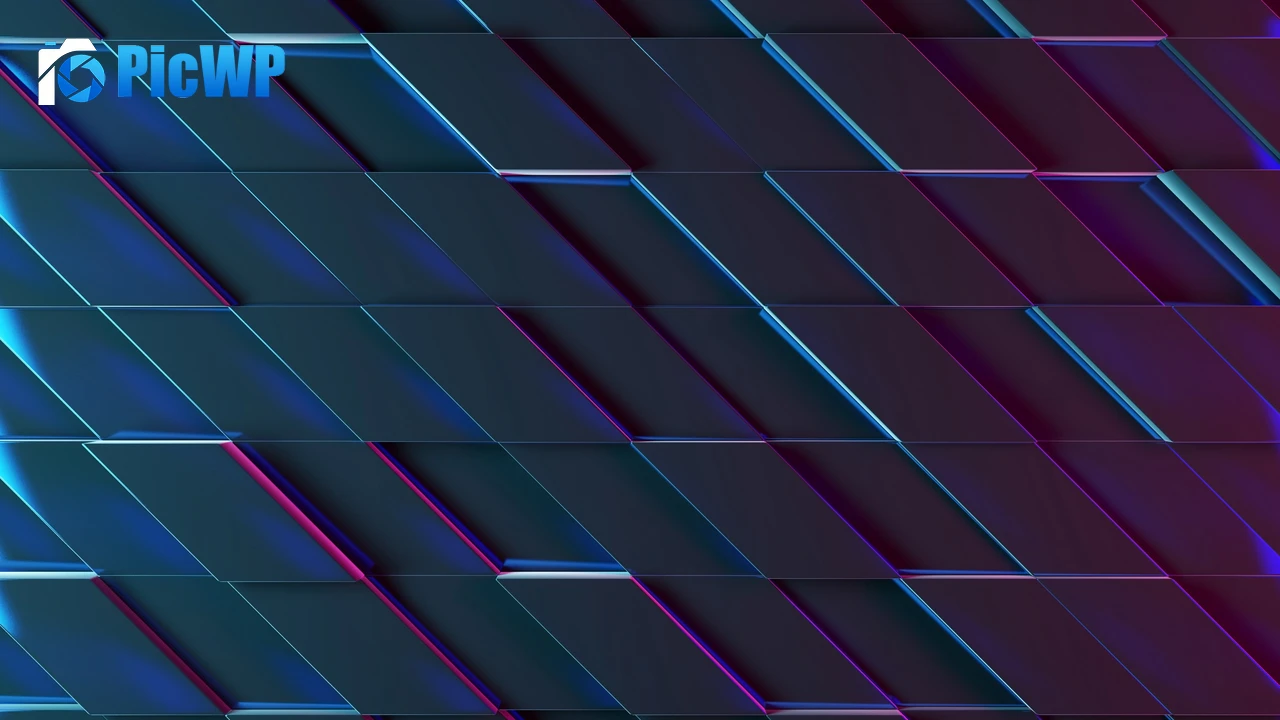 3D background Neon 4K PC Wallpaper